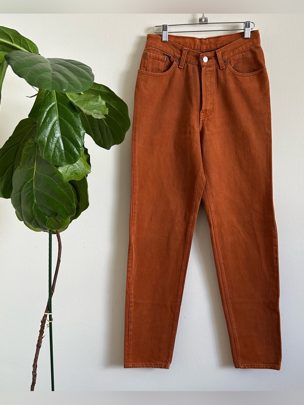 90's Rust-Colored Levi's 544 Jeans